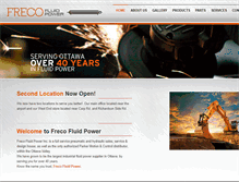 Tablet Screenshot of frecofluidpower.com